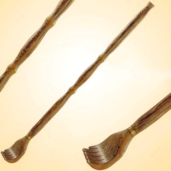 Scratchy scratcher Wooden whole body back scratcher harrow